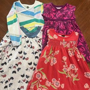 4 long sleeve Tea collection dresses